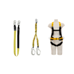 Kit Cinto Paraquedista Abdominal + Talabarte Y + Talabarte Posicionamento