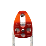 Polia simples grande para corda 16mm alumínio articulada 30KN