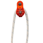 Polia simples peq. alumínio p/ corda 13mm resistência 30KN